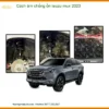 Cách âm chống ồn Isuzu MU-X 2023 - Địa Chỉ Lắp Đặt Uy Tín TPHCM