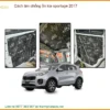 Cách âm chống ồn Kia Sportage 2017 - Trung Tâm Lắp Đặt Uy Tín TPHCM