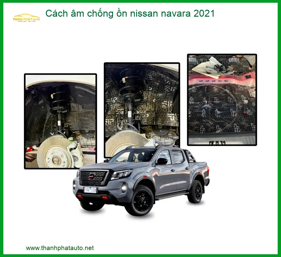 Cách âm chống ồn Nissan Navara 2021 - Địa Chỉ Lắp Đặt Uy Tín TPHCM