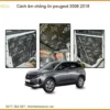 Cách âm chống ồn Peugeot 3008 2018 - Trung Tâm Lắp Đặt Uy Tín TPHCM