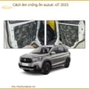 Cách âm chống ồn Suzuki XL7 2025 - Trung Tâm Lắp Đặt Uy Tín TPHCM
