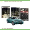 Cách Âm Chống Ồn Toyota Camry 2011 - Trung Tâm Thi Công Uy Tín TPHCM