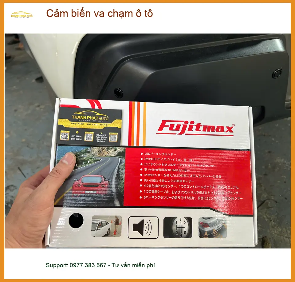 Anh Tấn lắp Cảm biến va chạm ô tô cho Kia Carnival tại Quận 8 để lái xe an toàn hơn ảnh thực tế 3