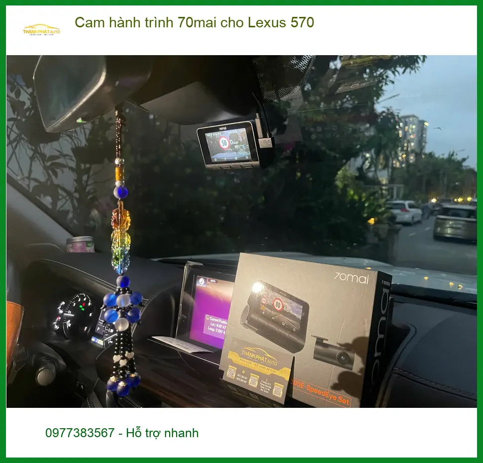 Anh Khang lắp cam hành trình 70mai Lexus 570 Quận 9 giá tốt