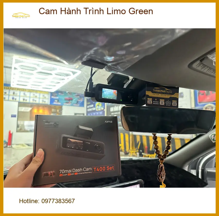Anh Minh lắp Cam Hành Trình Limo Green cho Honda CRV tại Quận 12 ảnh thực tế 2
