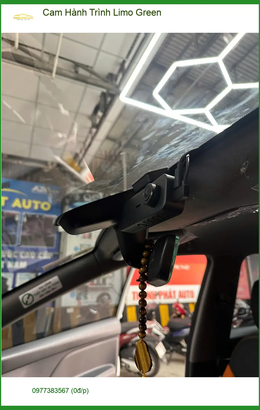Anh Minh lắp Cam Hành Trình Limo Green cho Honda CRV tại Quận 12 ảnh thực tế 3