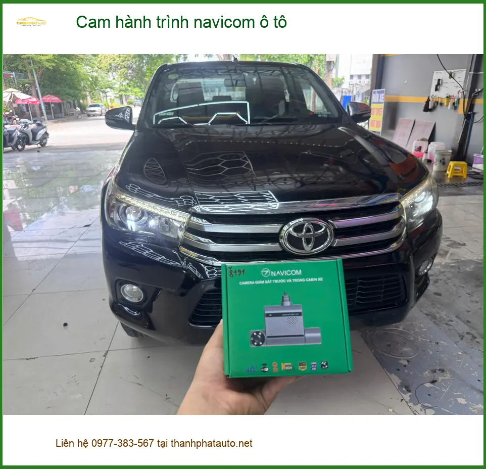 Anh Tấn lắp cam hành trình Navicom ô tô Hyundai Elantra Quận 10 an tâm lái