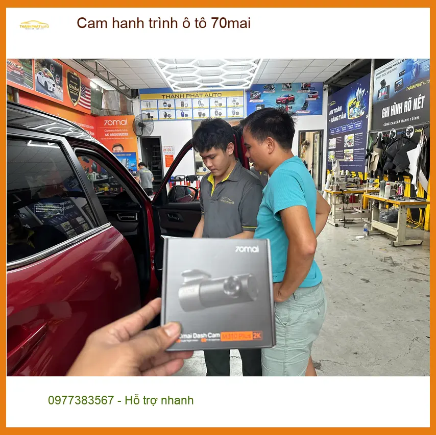 Anh Quang lắp camera hành trình ô tô 70mai cho Hyundai Accent tại Quận 10