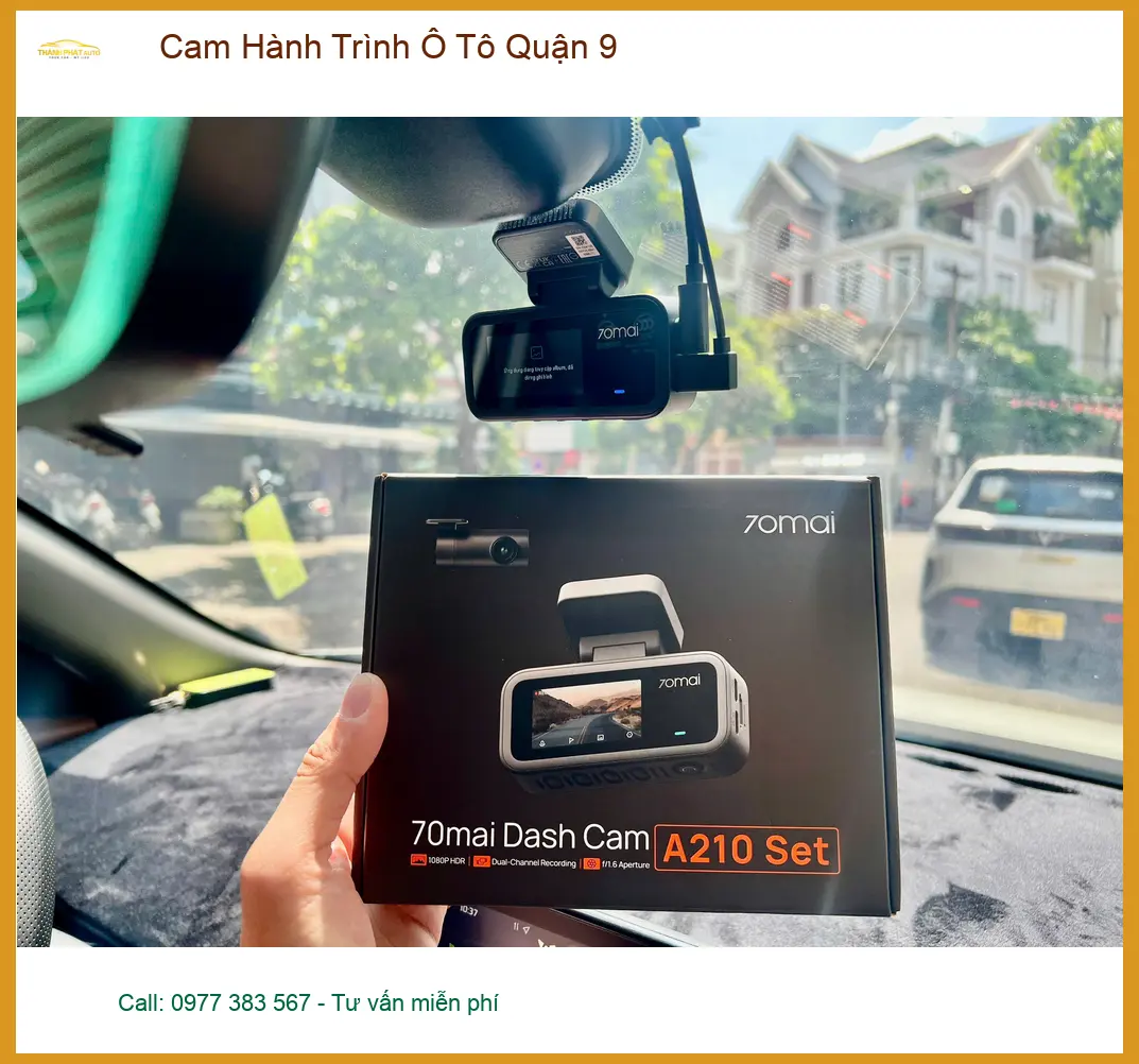 Anh Quang lắp Cam Hành Trình Ô Tô cho Toyota Vios tại Quận 9 để an tâm hơn khi di chuyển
