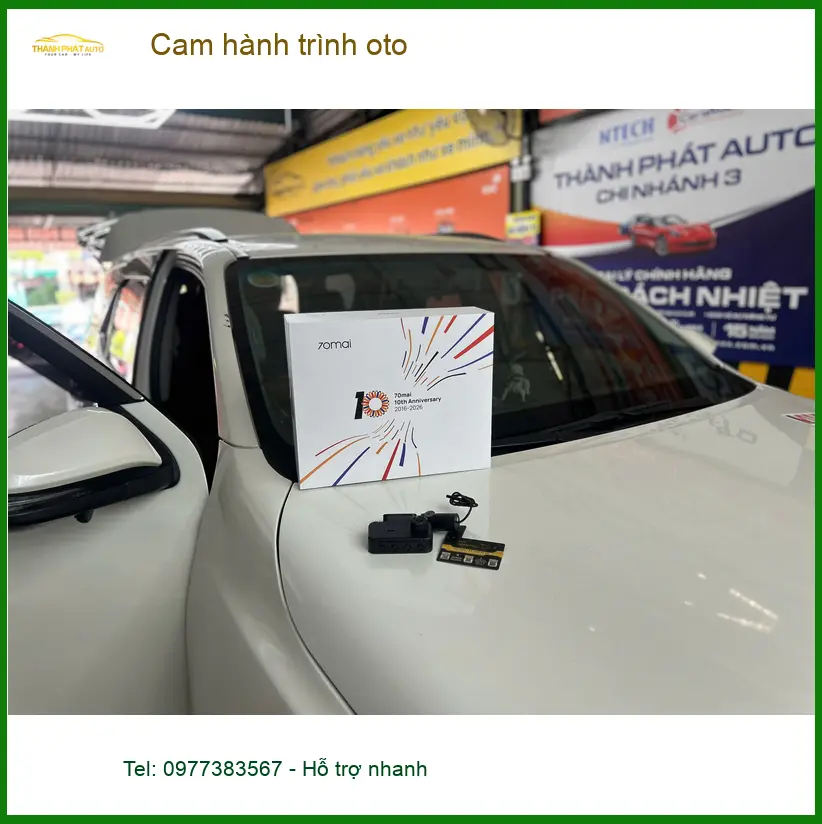 Anh Minh lắp cam hành trình oto Mazda CX-5 tại Quận Bình Thạnh