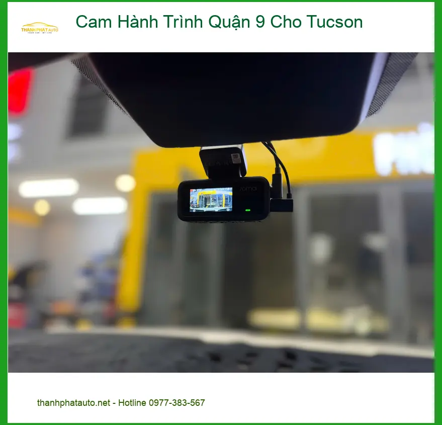 Anh Minh lắp Cam Hành Trình cho Tucson tại Quận 9 bảo vệ xe hiệu quả