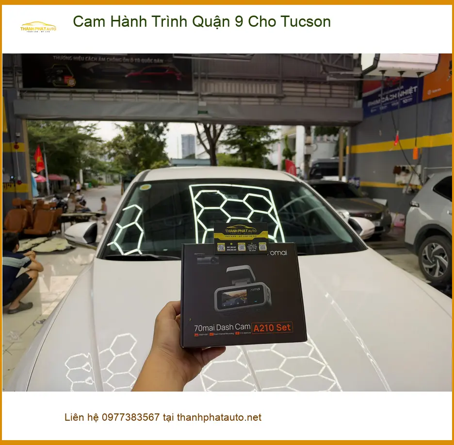 Anh Minh lắp Cam Hành Trình cho Tucson tại Quận 9 bảo vệ xe hiệu quả ảnh thực tế 3
