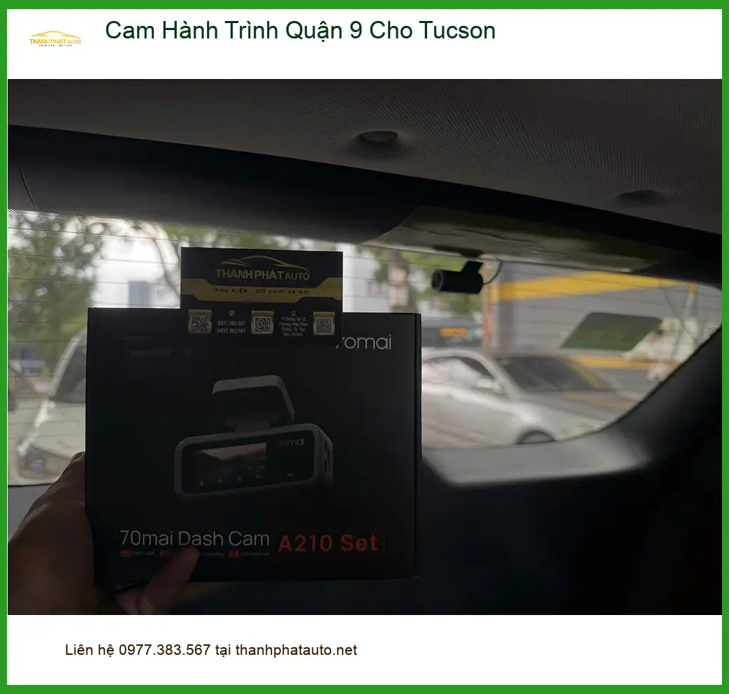 Anh Minh lắp Cam Hành Trình cho Tucson tại Quận 9 bảo vệ xe hiệu quả ảnh thực tế 4