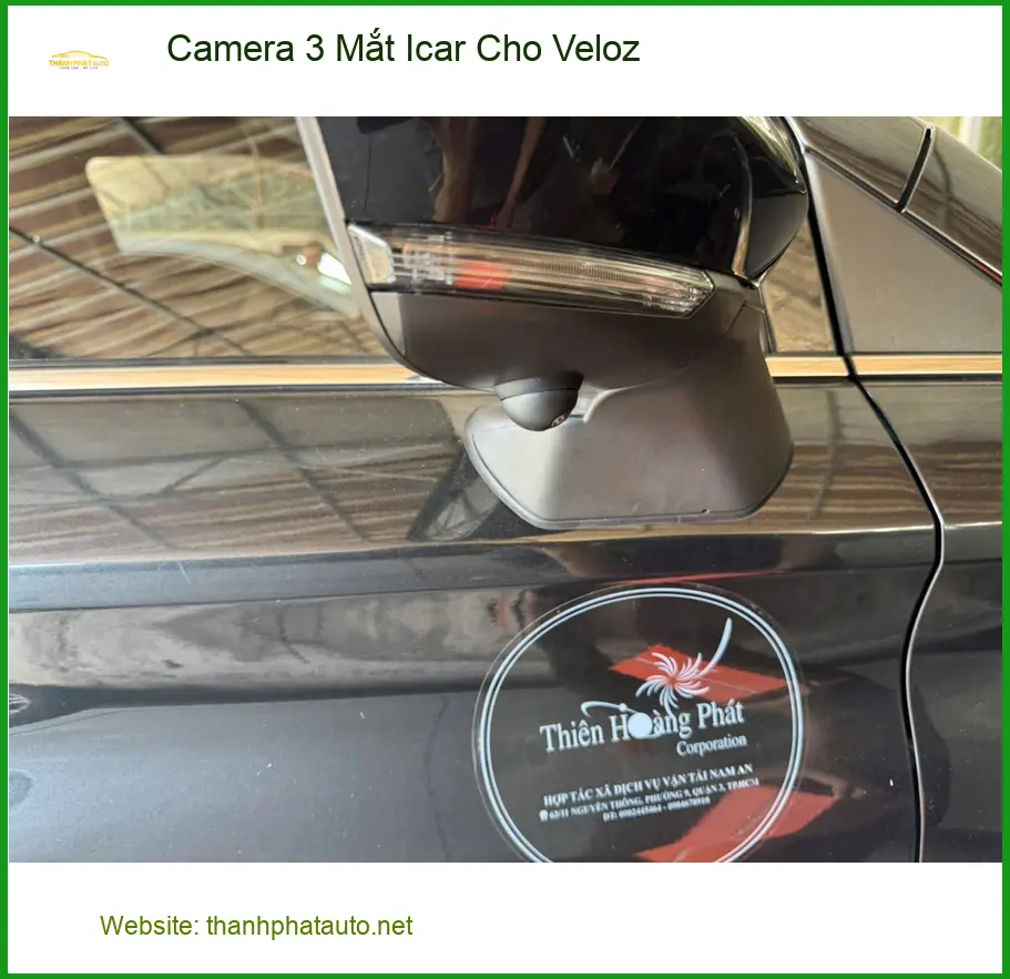 Anh Kiên lắp Camera 3 Mắt Icar cho Veloz ở Thủ Đức để an tâm khi đỗ xe ảnh thực tế 5