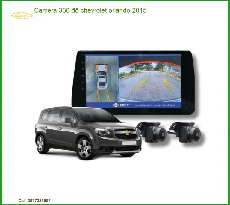 Camera 360 độ Chevrolet Orlando 2015 - Địa Chỉ Lắp Đặt Uy Tín TPHCM