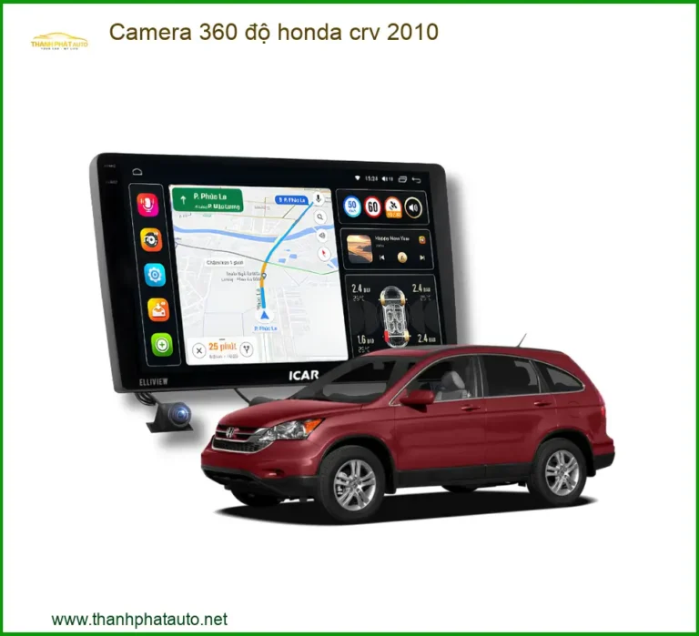 Camera 360 độ Honda CRV 2010 - Trung Tâm Lắp Đặt Uy Tín TPHCM