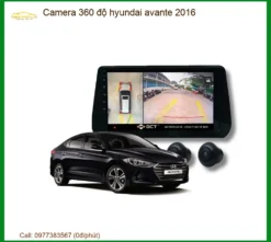 Lắp Camera 360 Độ Hyundai Avante 2016 - Trung Tâm Lắp Đặt Uy Tín TPHCM