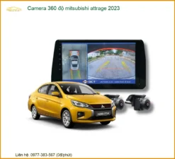 Camera 360 độ Mitsubishi Attrage 2023 - Trung Tâm Lắp Đặt Uy Tín TPHCM
