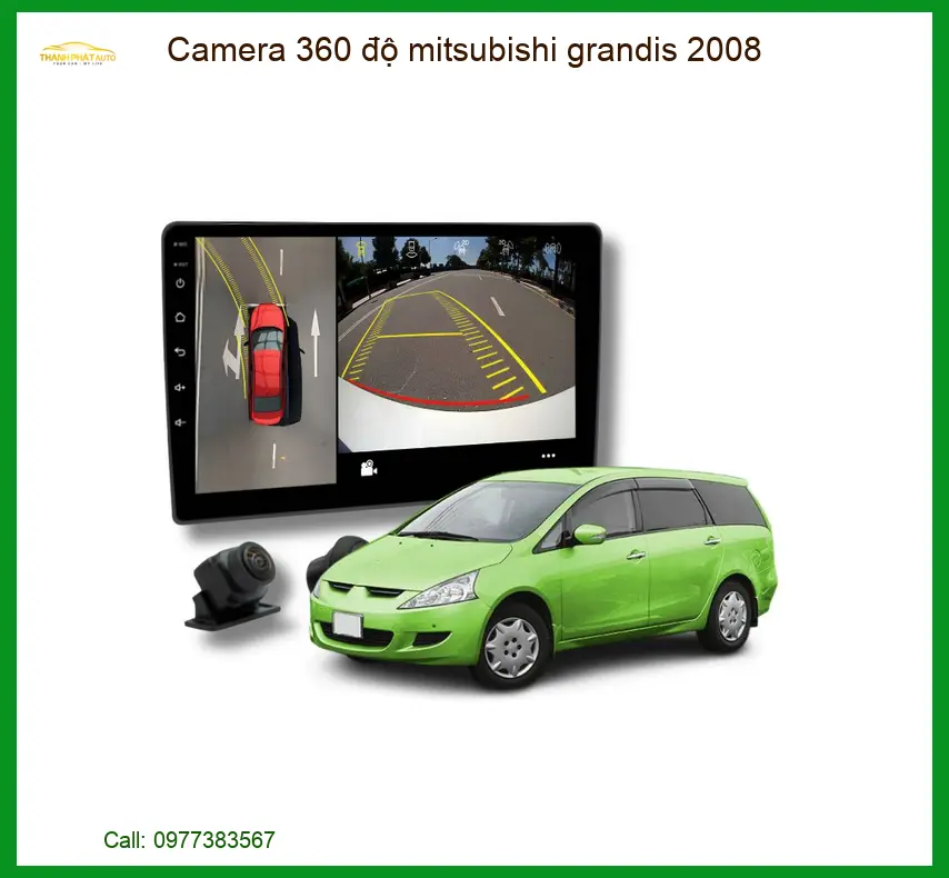Camera 360 độ Mitsubishi Grandis 2008 - Trung Tâm Lắp Đặt Uy Tín TPHCM