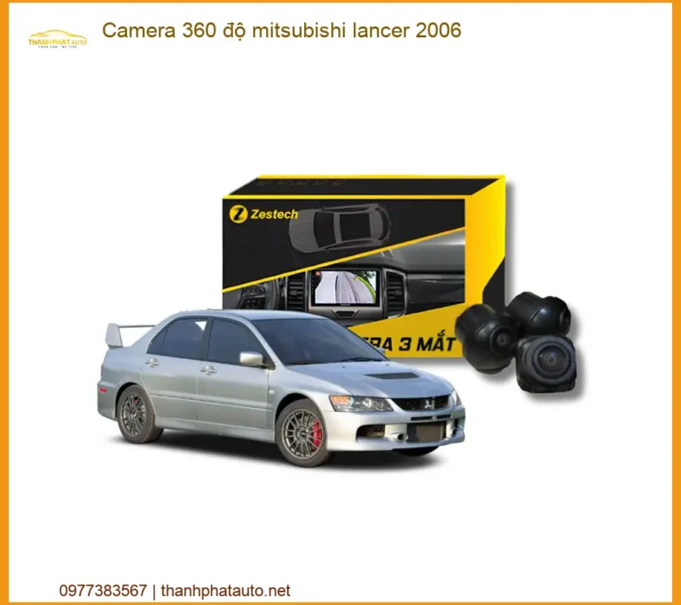Camera 360 độ Mitsubishi Lancer 2006 - Địa Chỉ Lắp Đặt Chính Hãng TPHCM
