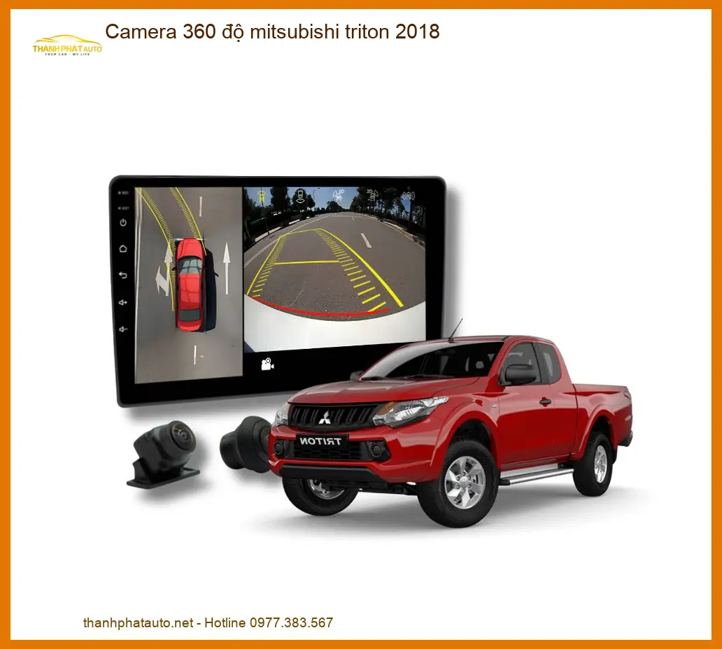 Camera 360 độ Mitsubishi Triton 2018 - Địa Chỉ Lắp Đặt Chính Hãng TPHCM