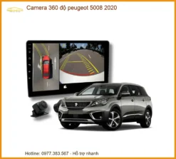Camera 360 độ Peugeot 5008 2020 - Trung Tâm Lắp Đặt Uy Tín TPHCM