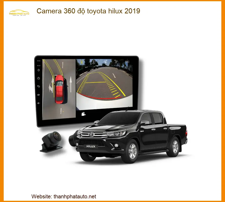 Camera 360 độ Toyota Hilux 2019 - Trung Tâm Gắn Chính Hãng TPHCM