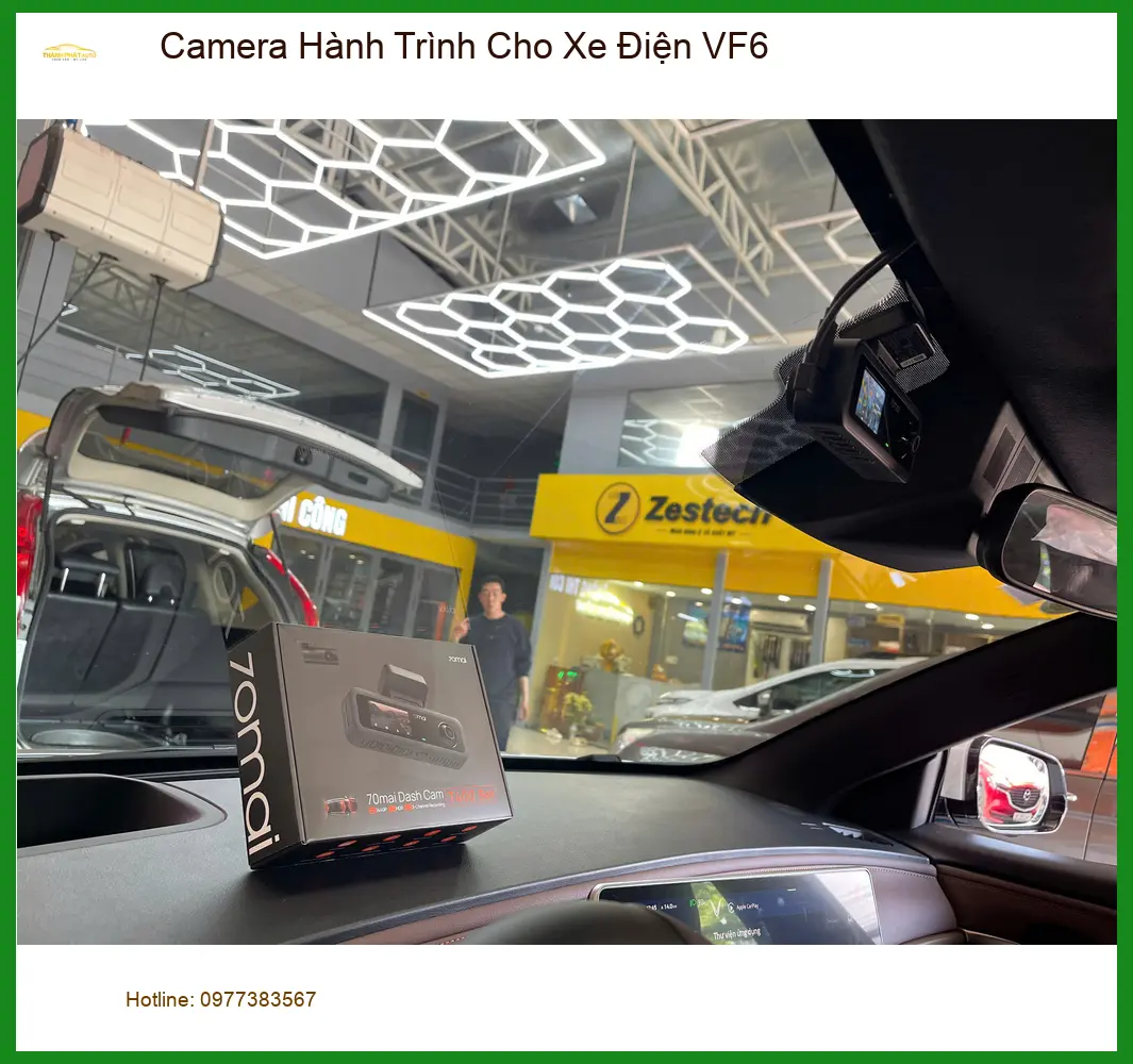 Cô Tư lắp Camera Hành Trình Cho Xe Điện VF6 Quận 9 để ghi lại hành trình an toàn ảnh thực tế 4