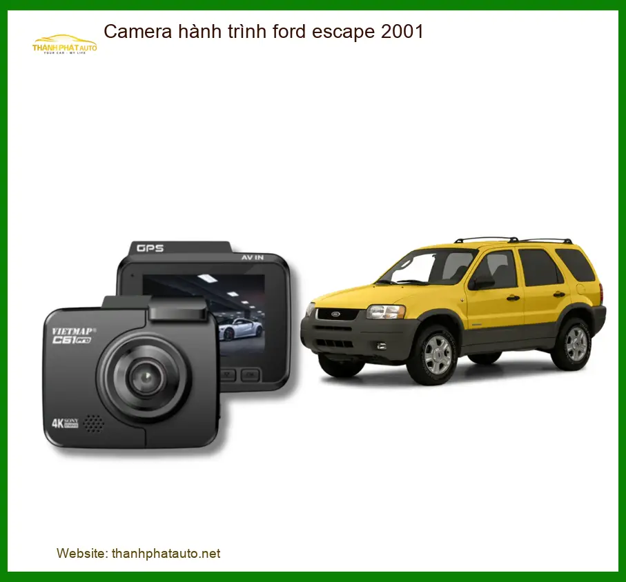 Camera Hành Trình Ford Escape 2001 - Địa Chỉ Lắp Đặt Uy Tín TPHCM