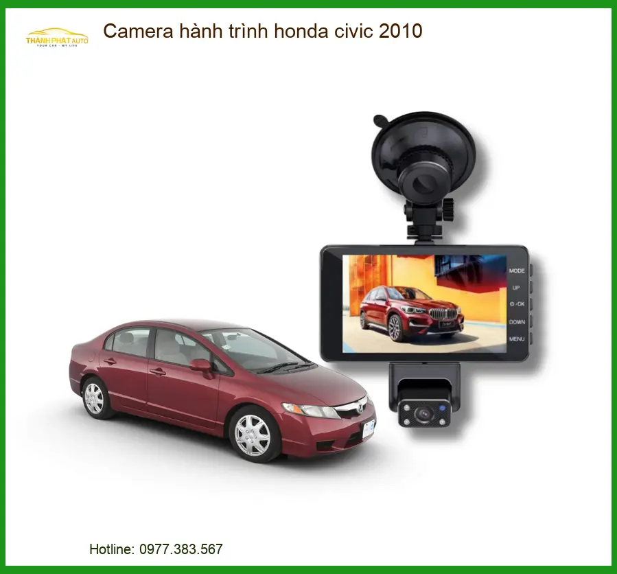 Camera Hành Trình Honda Civic 2010 - Nơi Gắn Uy Tín TPHCM