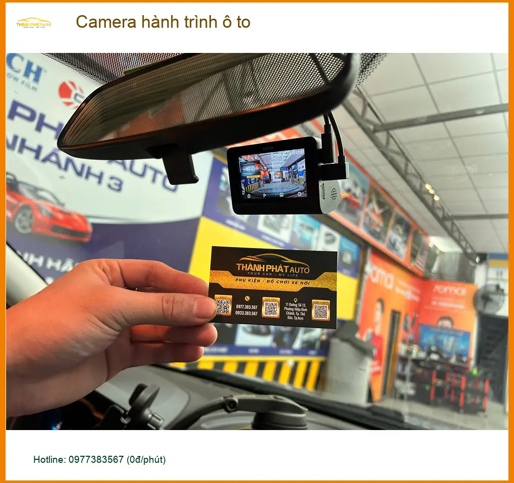 Chị Lan Anh lắp camera hành trình ô tô cho Mazda CX-5 tại Quận 7 để an tâm lái xe ảnh thực tế 2