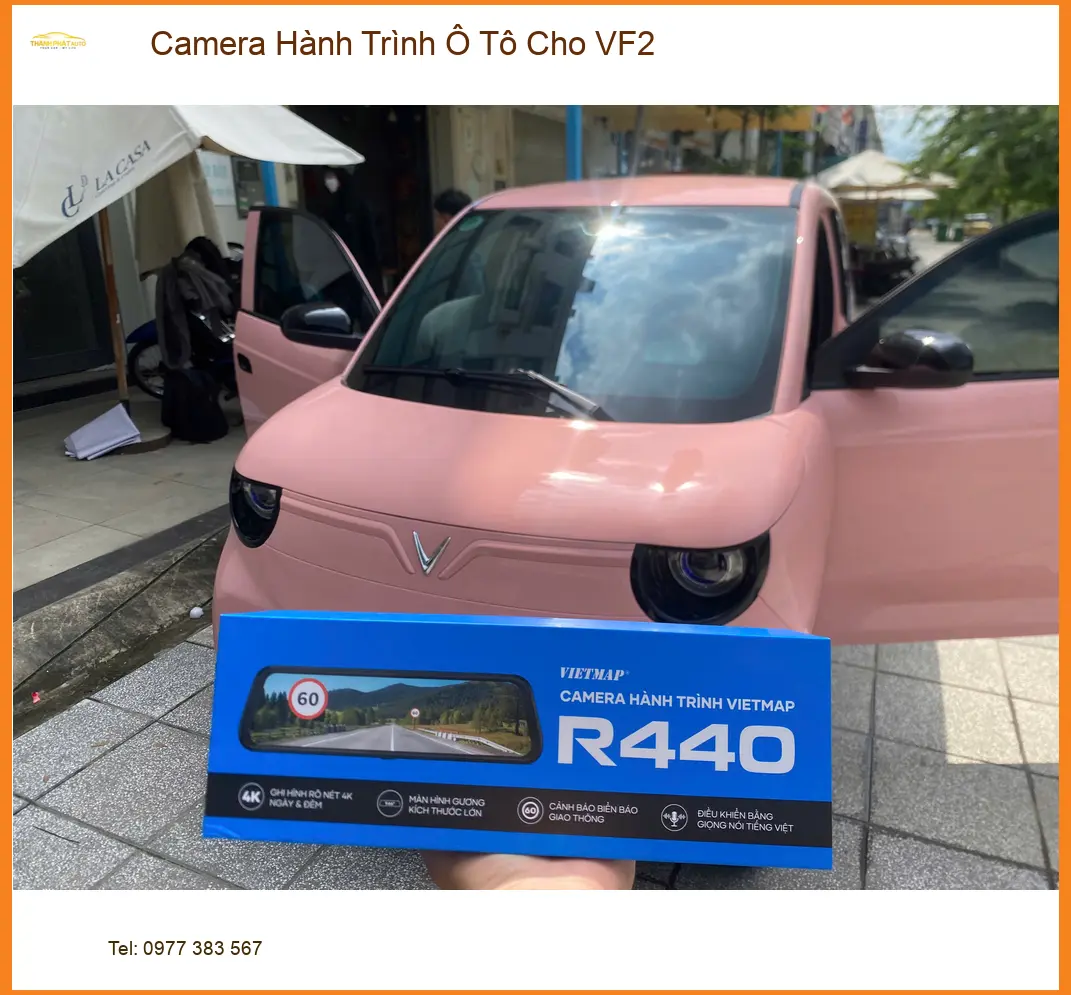 Chị Thuỳ lắp Camera Hành Trình Ô Tô cho VF2 Quận 9 để ghi lại hành trình rõ nét ảnh thực tế 4