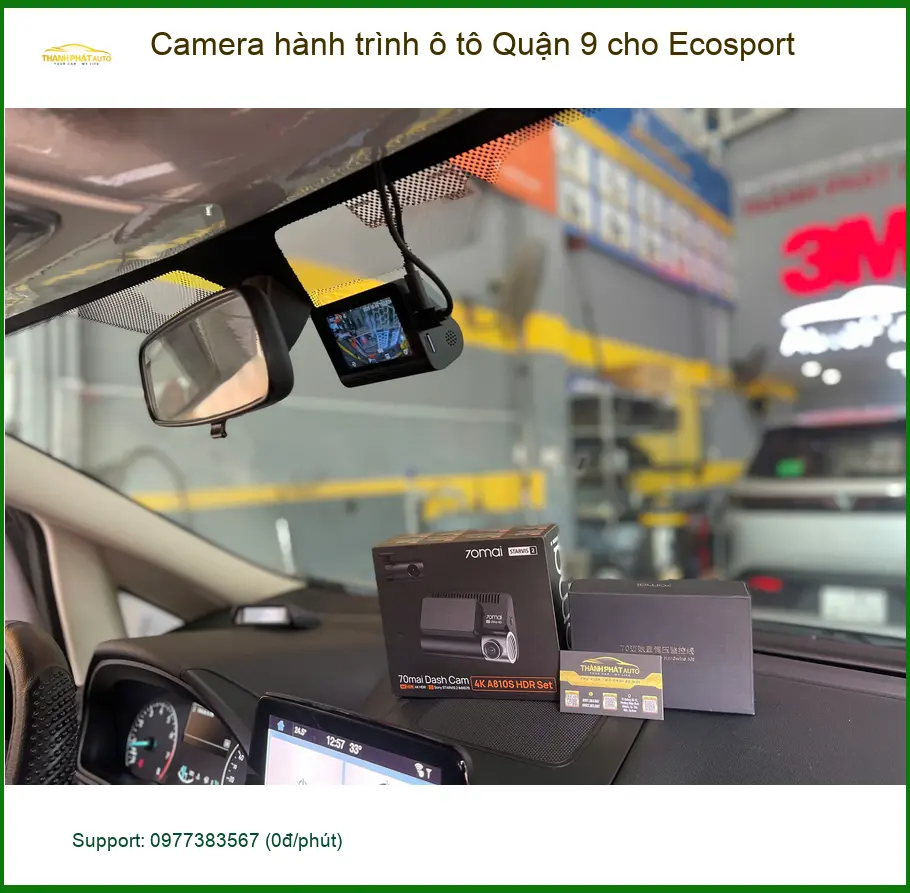 Anh Tùng lắp Camera hành trình ô tô Ecosport Quận 9 an tâm lái xe ảnh thực tế 2