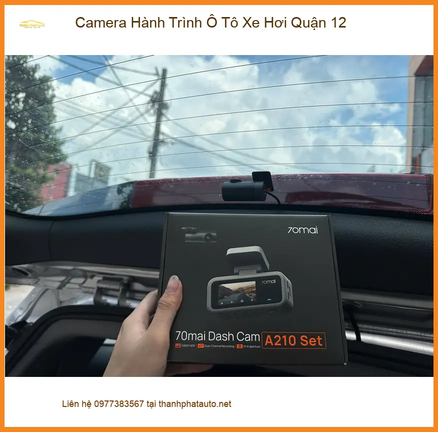 Cô Thảo lắp Camera Hành Trình Ô Tô Xe Hơi Toyota Camry tại Quận 12 giá ưu đãi