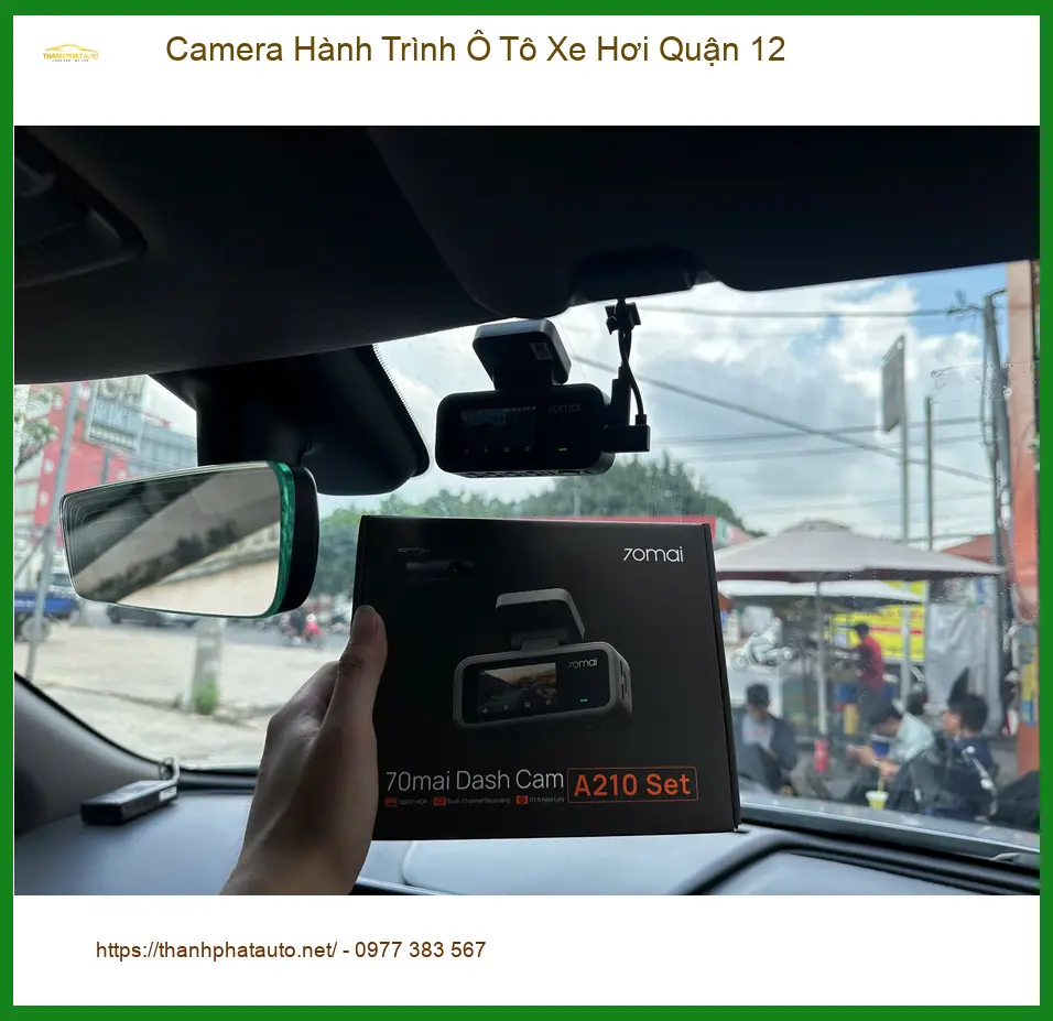 Cô Thảo lắp Camera Hành Trình Ô Tô Xe Hơi Toyota Camry tại Quận 12 giá ưu đãi ảnh thực tế 2