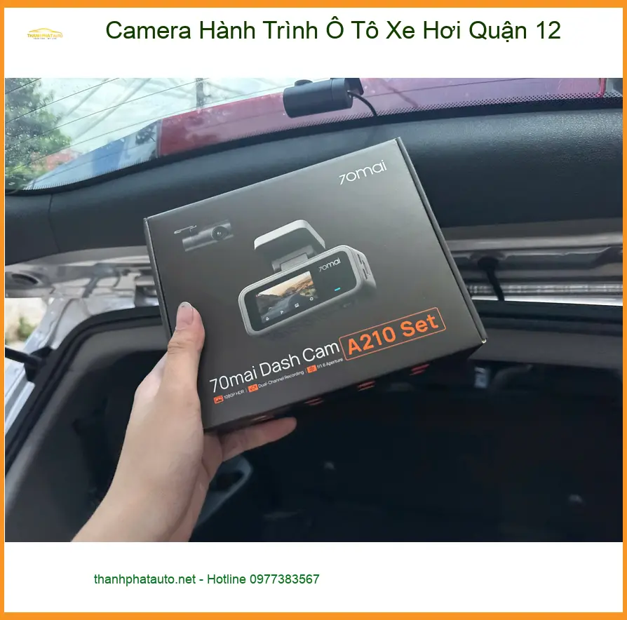 Cô Thảo lắp Camera Hành Trình Ô Tô Xe Hơi Toyota Camry tại Quận 12 giá ưu đãi ảnh thực tế 3