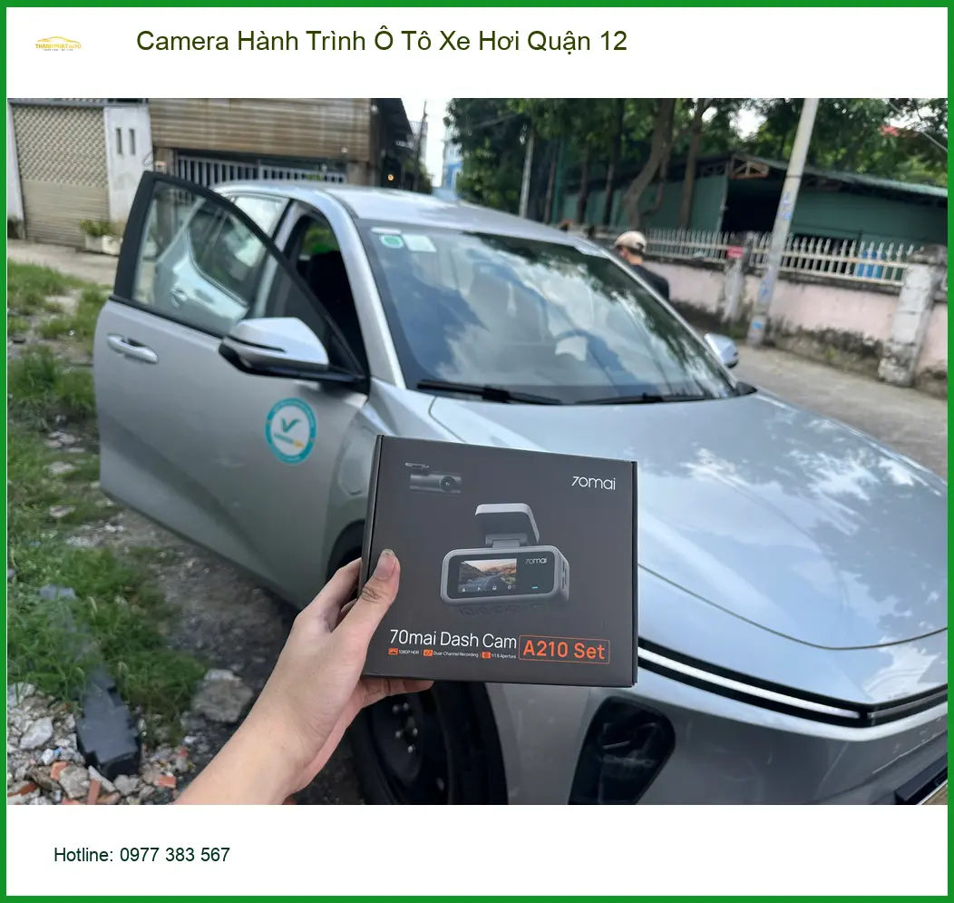 Cô Thảo lắp Camera Hành Trình Ô Tô Xe Hơi Toyota Camry tại Quận 12 giá ưu đãi ảnh thực tế 4