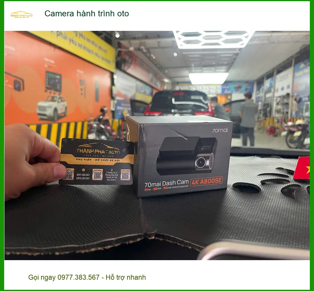 Anh Duy lắp camera hành trình ô tô cho Kia Seltos tại Gò Vấp để ghi lại chuyến đi xa ảnh thực tế 2