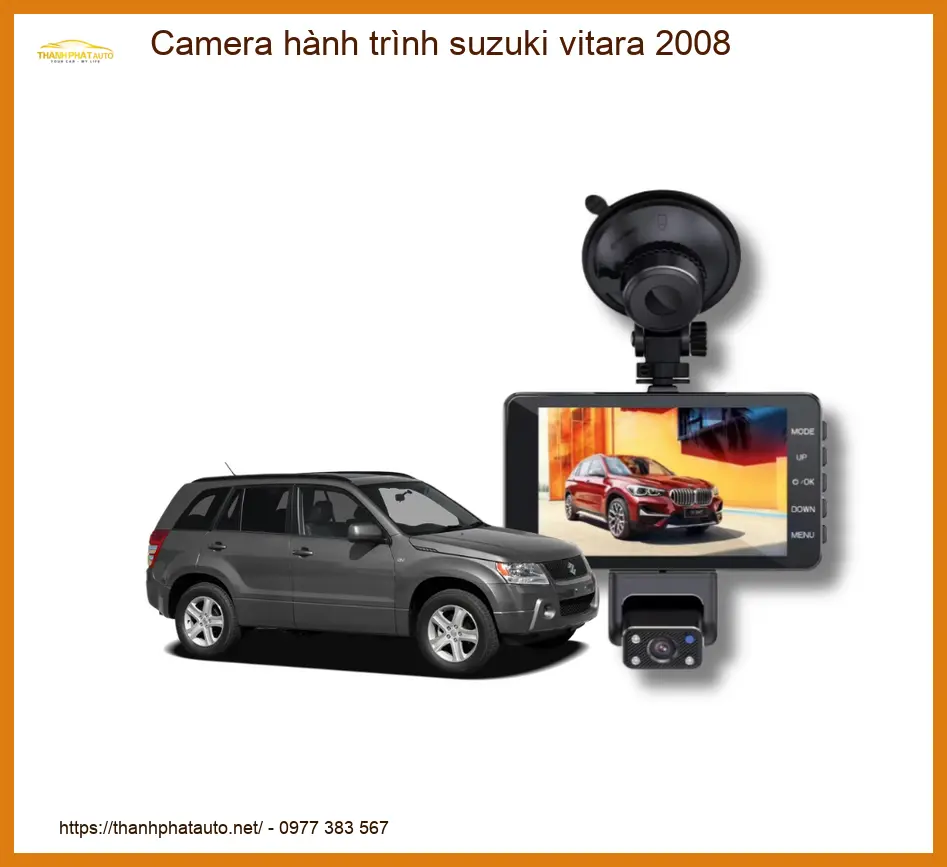Camera Hành Trình Suzuki Vitara 2008 - Địa Chỉ Lắp Đặt Uy Tín TPHCM