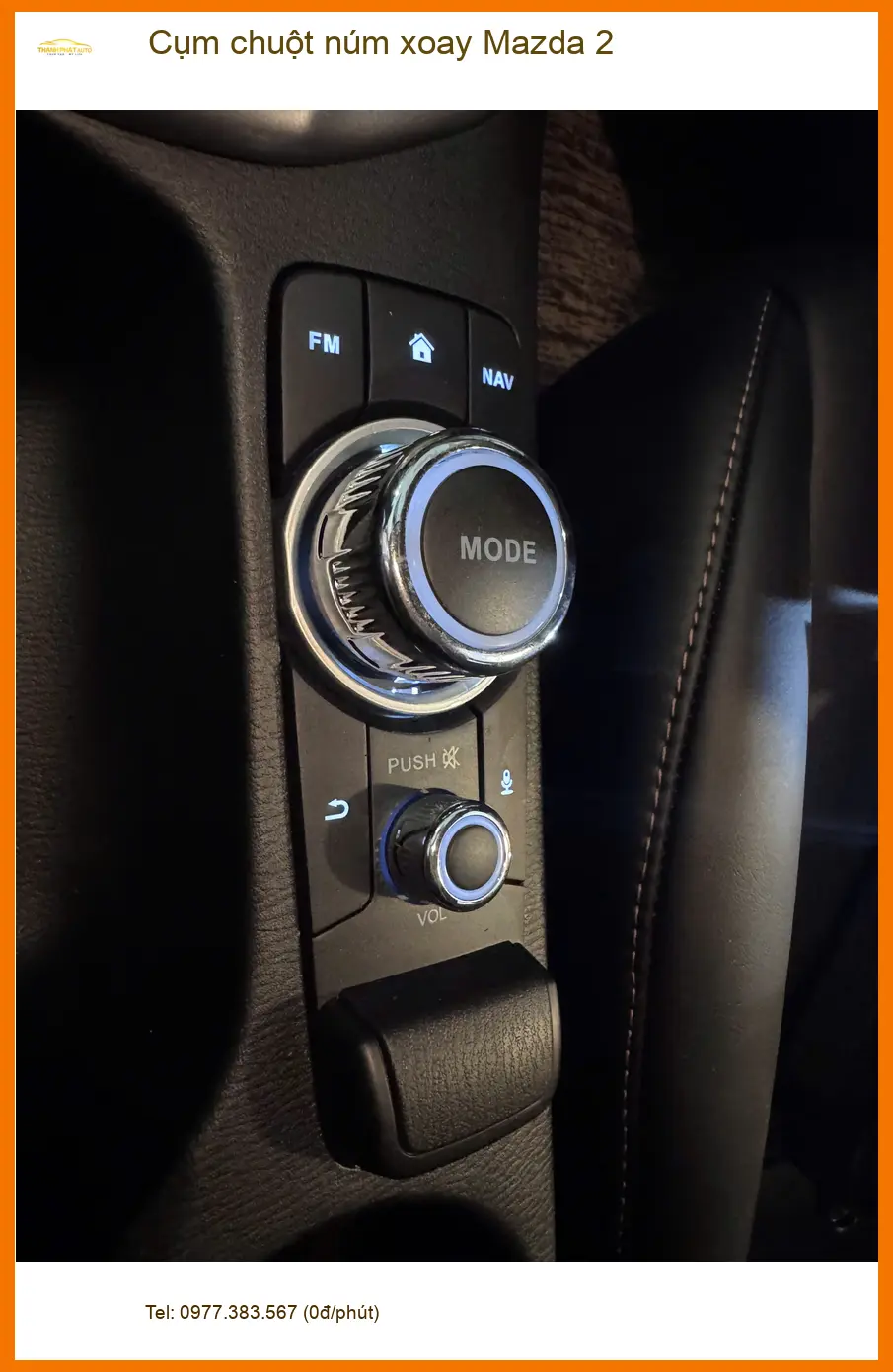 Anh Quang lắp Cụm chuột núm xoay Mazda 2 tại Quận Phú Nhuận khi núm xoay bị trượt ảnh thực tế 3