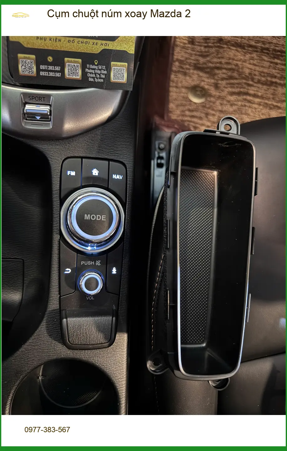 Anh Quang lắp Cụm chuột núm xoay Mazda 2 tại Quận Phú Nhuận khi núm xoay bị trượt ảnh thực tế 4
