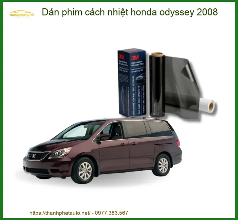 Dán Phim Cách Nhiệt Honda Odyssey 2008 - Địa Chỉ Lắp Đặt Uy Tín TPHCM