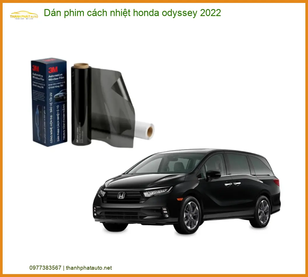 Dán Phim Cách Nhiệt Honda Odyssey 2022 - Địa Chỉ Lắp Đặt Chính Hãng TPHCM