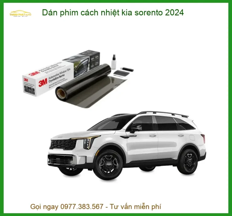 Dán Phim Cách Nhiệt Kia Sorento 2024 - Địa Chỉ Lắp Đặt Chính Hãng TPHCM
