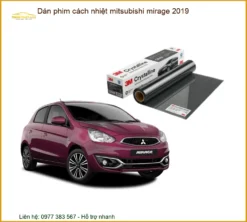 Dán Phim Cách Nhiệt Mitsubishi Mirage 2019 - Địa Chỉ Lắp Đặt Uy Tín TPHCM