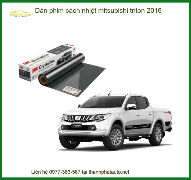 Dán Phim Cách Nhiệt Mitsubishi Triton 2016 - Địa Chỉ Lắp Đặt Uy Tín TPHCM