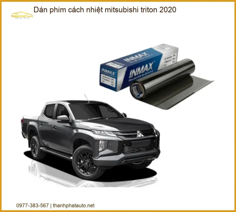 Dán Phim Cách Nhiệt Mitsubishi Triton 2020 - Địa Chỉ Lắp Đặt Uy Tín TPHCM