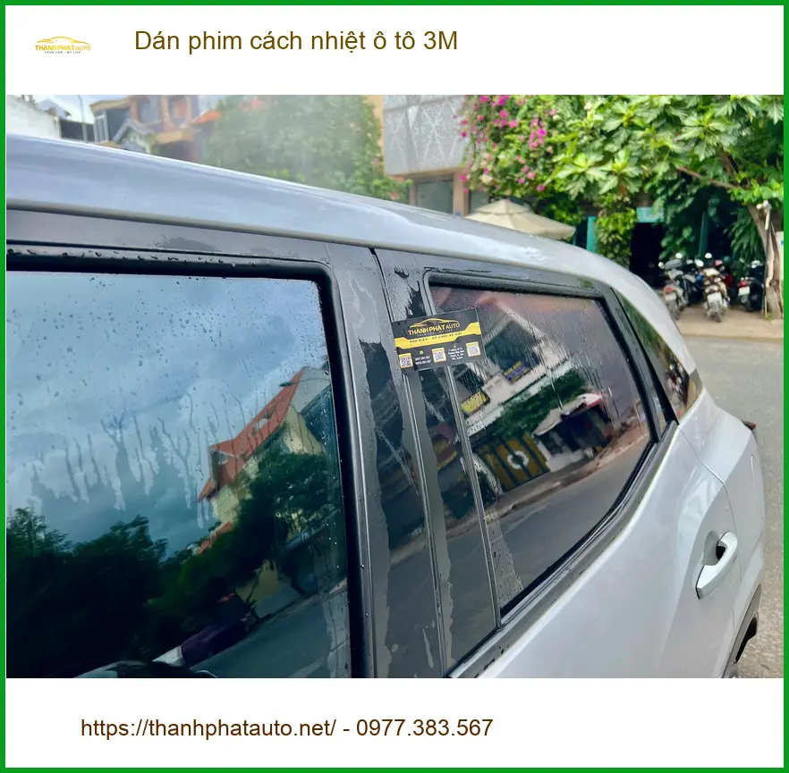 Chị Thảo dán phim cách nhiệt 3M cho Hyundai Creta tại Quận Gò Vấp chống nóng hiệu quả ảnh thực tế 3