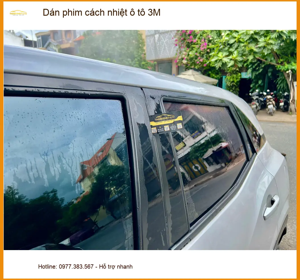 Anh Tấn dán phim cách nhiệt ô tô 3M cho Hyundai Accent Quận 4 chống nóng trước mùa hè oi ả ảnh thực tế 4