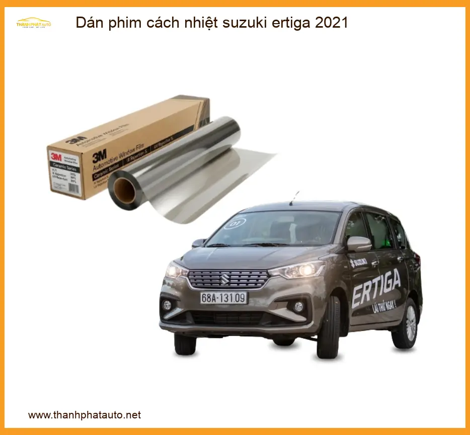 Dán Phim Cách Nhiệt Suzuki Ertiga 2021 - Địa Chỉ Lắp Đặt Uy Tín TPHCM